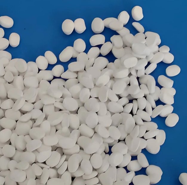 Masterbatch plastique blanc haute densité (concentration à 30 %)