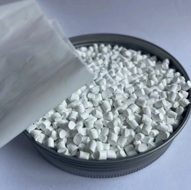Masterbatch plastique blanc TiO2 pour films et tuyaux PE